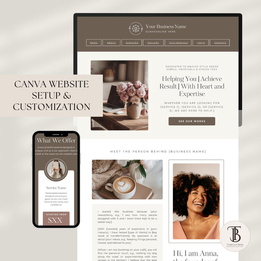 Canva Website Setup & Customization - Image 5