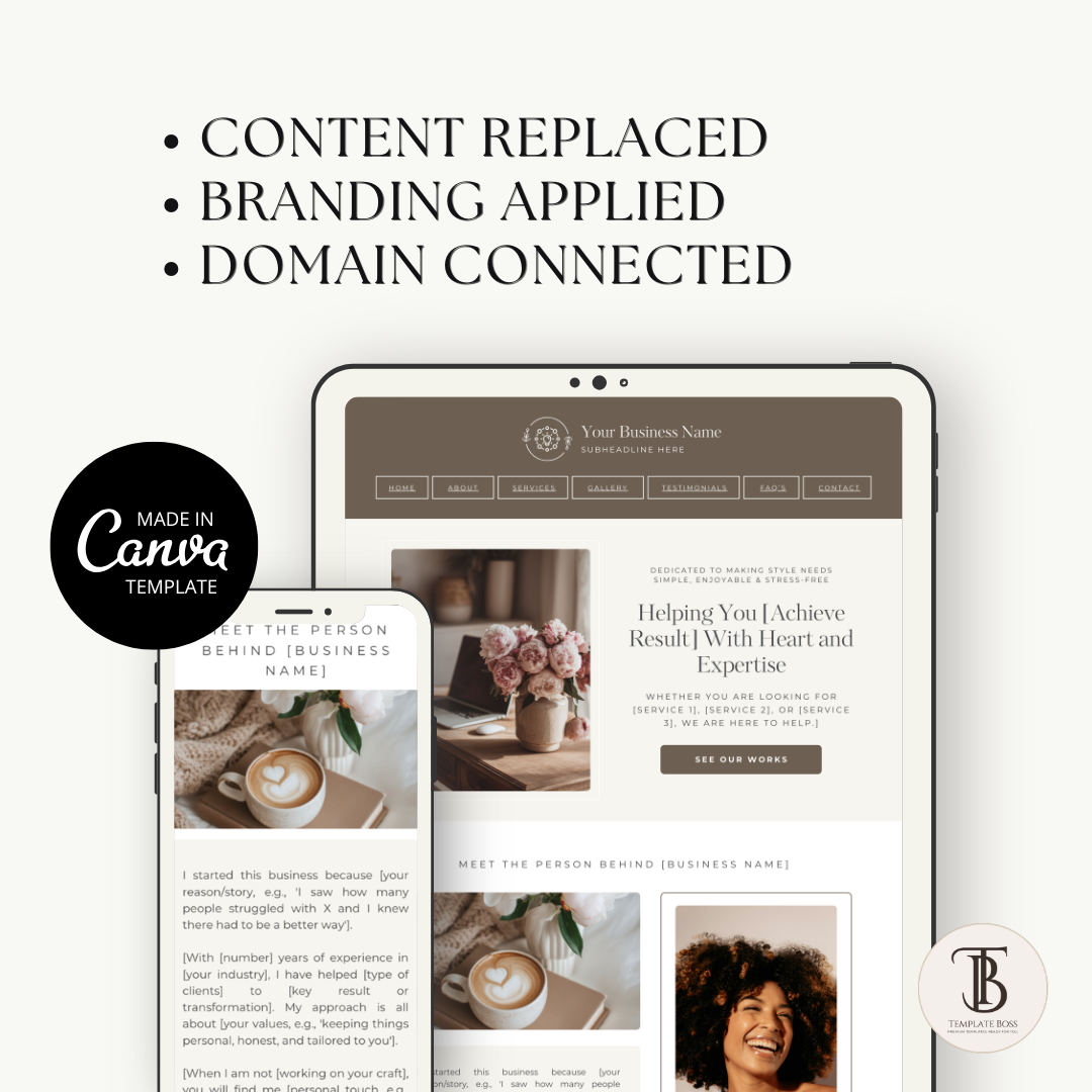 Canva Website Setup & Customization - Image 3